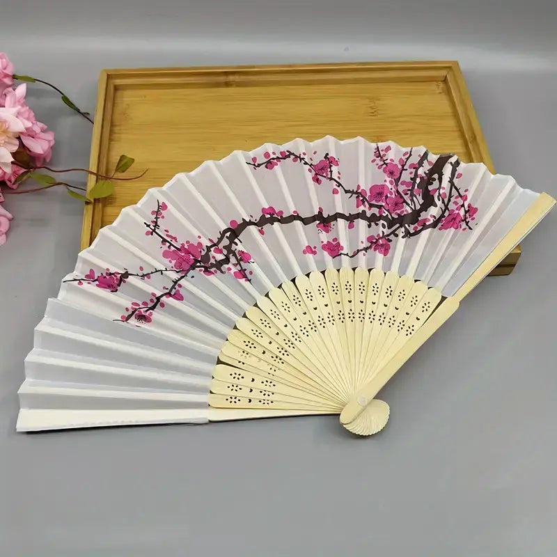 Sakura Cherry Blossom Hand Fan